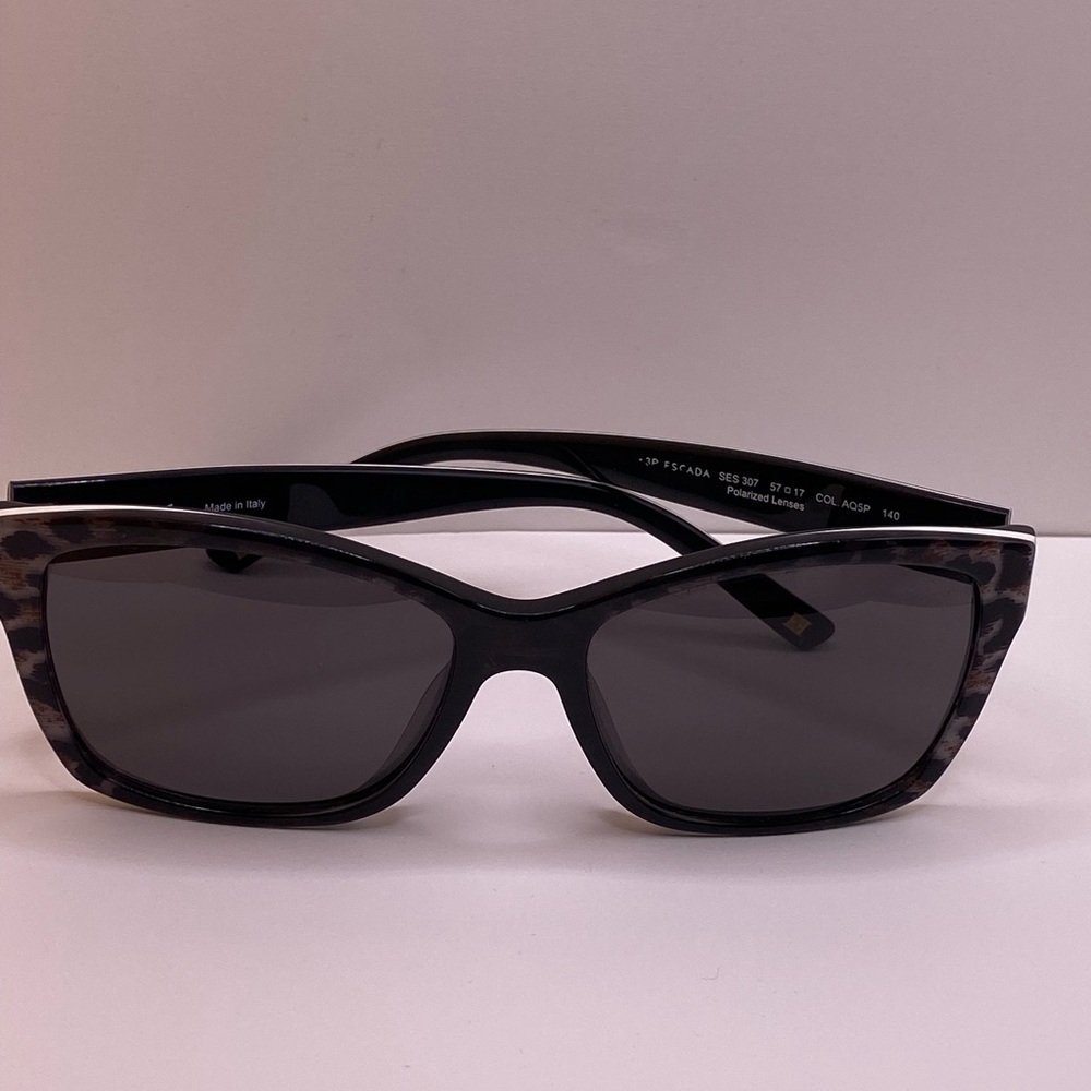 Escada Black and Brown Sunglasses